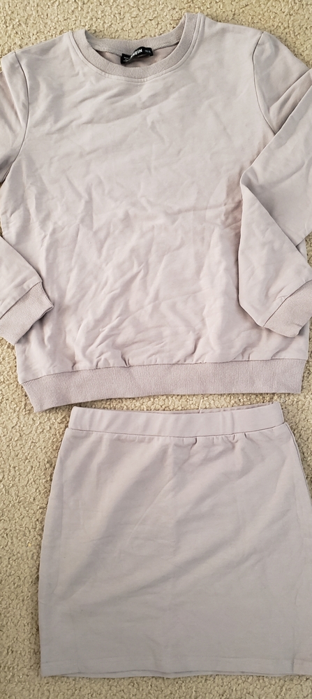 2 peice skirt and long sleeve shien